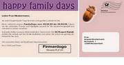 e-pm Mailingaktion - Artikel-Nr. 716312 Happy Family Days - Mailing Maxikarte Herbst