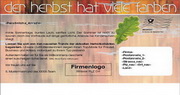 e-pm Mailingaktion - Artikel-Nr. 716313 viele Farben - Mailing Maxikarte Herbst