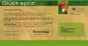 e-pm Mailingaktion - Artikel-Nr. 716385 Glckspilz - Mailing Maxikarte Glcksbonus