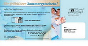 e-pm Mailingaktion - Artikel-Nr. 716399 Sommergutschein - Mailing Maxikarte 

Sommer