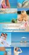 e-pm Mailingaktion - Artikel-Nr. 716399 Sommergutschein - Mailing 

Maxikarte Sommer