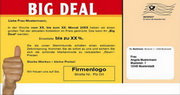 e-pm Mailingaktion - Artikel-Nr. 716550 Big Deal - Mailing Maxikarte Räumungsverkauf