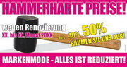 e-pm Mailingaktion - Artikel-Nr. 716559 Hammerharte Preise - Mailing Maxikarte Räumungsverkauf