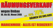 e-pm Mailingaktion - Artikel-Nr. 716560 Räumungsverkauf - Mailing Maxikarte für Dialogpost