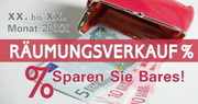 e-pm Mailingaktion - Artikel-Nr. 716562 Räumungsverkauf - Mailing Maxikarte für Dialogpost