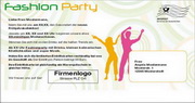 e-pm Mailingaktion - Artikel-Nr. 716639 Fashion Party - Mailing Maxikarte Fashion-Party
