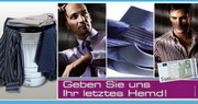 e-pm Mailingaktion - Artikel-Nr. 716741 Ihr letztes Hemd - Mailing Maxikarte Alt gegen Neu