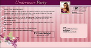 e-pm Mailingaktion - Artikel-Nr. 716774 Underwear Party - Mailing Maxikarte Fashion-Party
