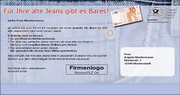e-pm Mailingaktion - Artikel-Nr. 716783 Jeans Sale - Mailing Maxikarte Hosenaktion