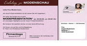 e-pm Mailingaktion - Artikel-Nr. 717021 Modenschau - Mailing Maxikarte 

frühjahr