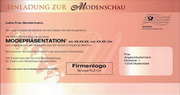 e-pm Mailingaktion - Artikel-Nr. 717057 Modenschau - Mailing Maxikarte 

frühjahr