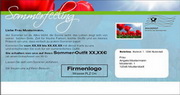 e-pm Mailingaktion - Artikel-Nr. 717069 Sommerfeeling - Mailing Maxikarte 

Sommer