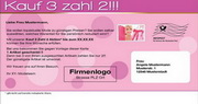 e-pm Mailingaktion - Artikel-Nr. 717091 Kauf 3 Zahl 2 - Mailing Maxikarte Kauf-3-Zahl-2