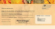 e-pm Mailingaktion - Artikel-Nr. 717110 goldener Herbst - Mailing Maxikarte Herbst