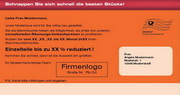 e-pm Mailingaktion - Artikel-Nr. 719595 Räumungsverkauf - Mailing Maxikarte für Dialogpost