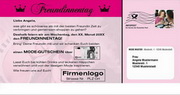 e-pm Mailingaktion - Artikel-Nr. 720110 Freundinnentag - Mailing Maxikarte Shopping-Night