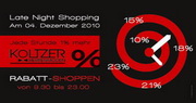 e-pm Mailingaktion - Artikel-Nr. 812043 Late Night Shopping - Mailing individuelle Maxikarte Shopping-Night