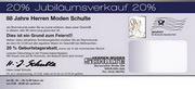 e-pm Mailingaktion - Artikel-Nr. 812052 Jubilum - Mailing individuelle Karte fr Dialogpost