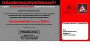 e-pm Mailingaktion - Artikel-Nr. 816005 Räumungsverkauf - Mailing individuelle Maxikarte für Dialogpost