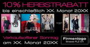 e-pm Mailingaktion - Artikel-Nr. 816006 Herbstrabatt - Mailing individuelle Maxikarte Herbst