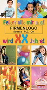 e-pm Mailingaktion - Artikel-Nr. 816012 Jubilum Kindermode - Mailing individuelle Maxikarte Jubilum