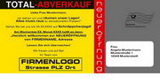e-pm Mailingaktion - Artikel-Nr. 816019 Total-Abverkauf - Mailing individuelle Maxikarte Räumungsverkauf