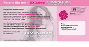 e-pm Mailingaktion - Artikel-Nr. 816020 Feiern Sie mit - Mailing individuelle Maxikarte Jubilum
