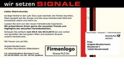 e-pm Mailingaktion - Artikel-Nr. 816023 Wir setzten Signale - Mailing individuelle Maxikarte Herbst