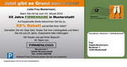 e-pm Mailingaktion - Artikel-Nr. 816042 Grund zum feiern - Mailing individuelle Maxikarte Jubilum