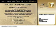 e-pm Mailingaktion - Artikel-Nr. 816043 Grund zum feiern - Mailing individuelle Maxikarte Jubilum