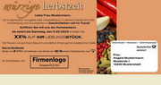 e-pm Mailingaktion - Artikel-Nr. 816053 wrzige Farben - Mailing individuelle Maxikarte Herbst
