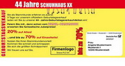 e-pm Mailingaktion - Artikel-Nr. 816058 Geburtstagsverkauf - Mailing individuelle Maxikarte Jubilum