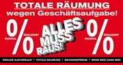 e-pm Mailingaktion - Artikel-Nr. 816113 Totale Räumung - Mailing individuelle Maxikarte Räumungsverkauf