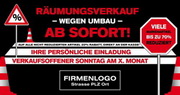 e-pm Mailingaktion - Artikel-Nr. 816126 Räumungsverkauf - Mailing individuelle Maxikarte für Dialogpost