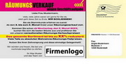 e-pm Mailingaktion - Artikel-Nr. 816145 Räumungsverkauf - Mailing individuelle Maxikarte für Dialogpost