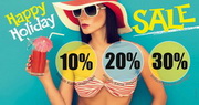 e-pm Mailingaktion - Artikel-Nr. 817337 Happy Holiday Sale - 

Mailing individuelle Maxikarte Sommer
