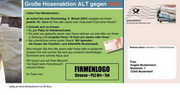 e-pm Mailingaktion - Artikel-Nr. 817340 Hosenaktion - Mailing individuelle Maxikarte Alt gegen Neu