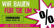 e-pm Mailingaktion - Artikel-Nr. 817341 Umbau - Mailing individuelle Maxikarte Räumungsverkauf