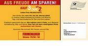 e-pm Mailingaktion - Artikel-Nr. 817351 Kauf 3 Zahl 2 - Mailing individuelle Maxikarte Kauf-3-Zahl-2